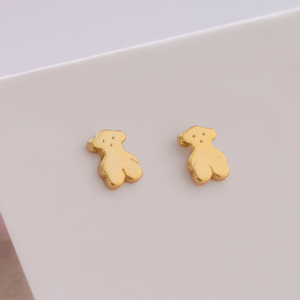 Stud earring bear