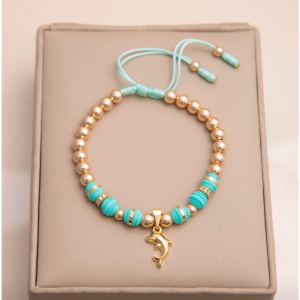 18K laminated gold bracelet