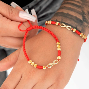 18K laminated gold bracelet