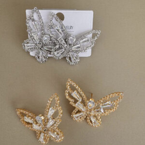 14K laminated gold stud earrings