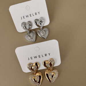 14K laminated gold party earrings