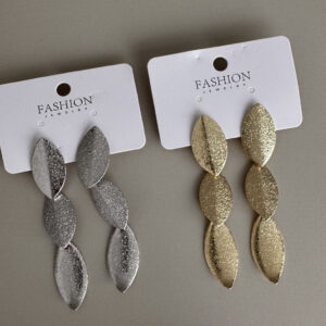 14K laminated gold party earrings