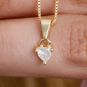 Laminated gold charm