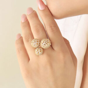 14K gold-plated ring