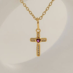 18K Laminated Gold charm Necklace