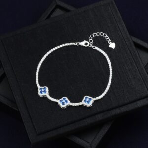 Clover Bracelet in 925 Italian Silver